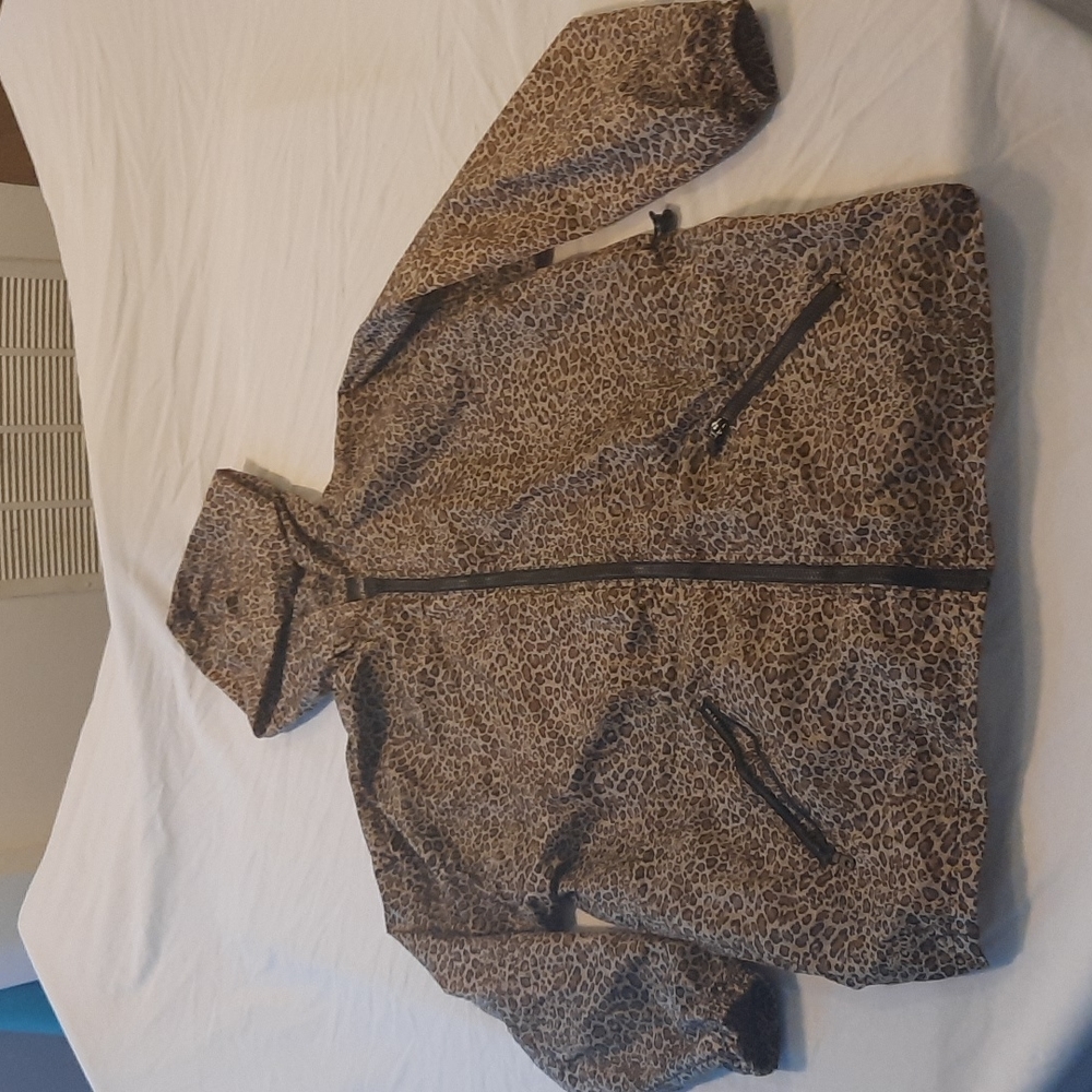 Cheetah Print Rain Coat